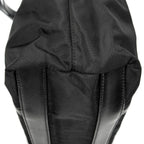 Prada Small Shoppingtote Black Nylon Canvas Tote — view 8
