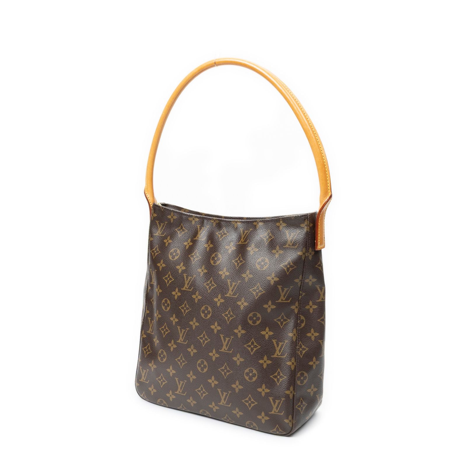 Louis Vuitton Looping Brown Monogram Canvas Shoulder — view 2
