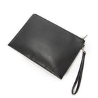 Saint Laurent Zip Clutch Black Gray Leather — view 2