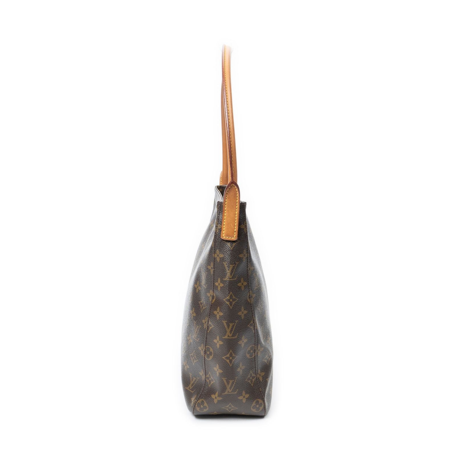 Louis Vuitton Looping Brown Monogram Canvas Shoulder — view 4