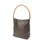 Louis Vuitton Looping Brown Monogram Canvas Shoulder — view 2