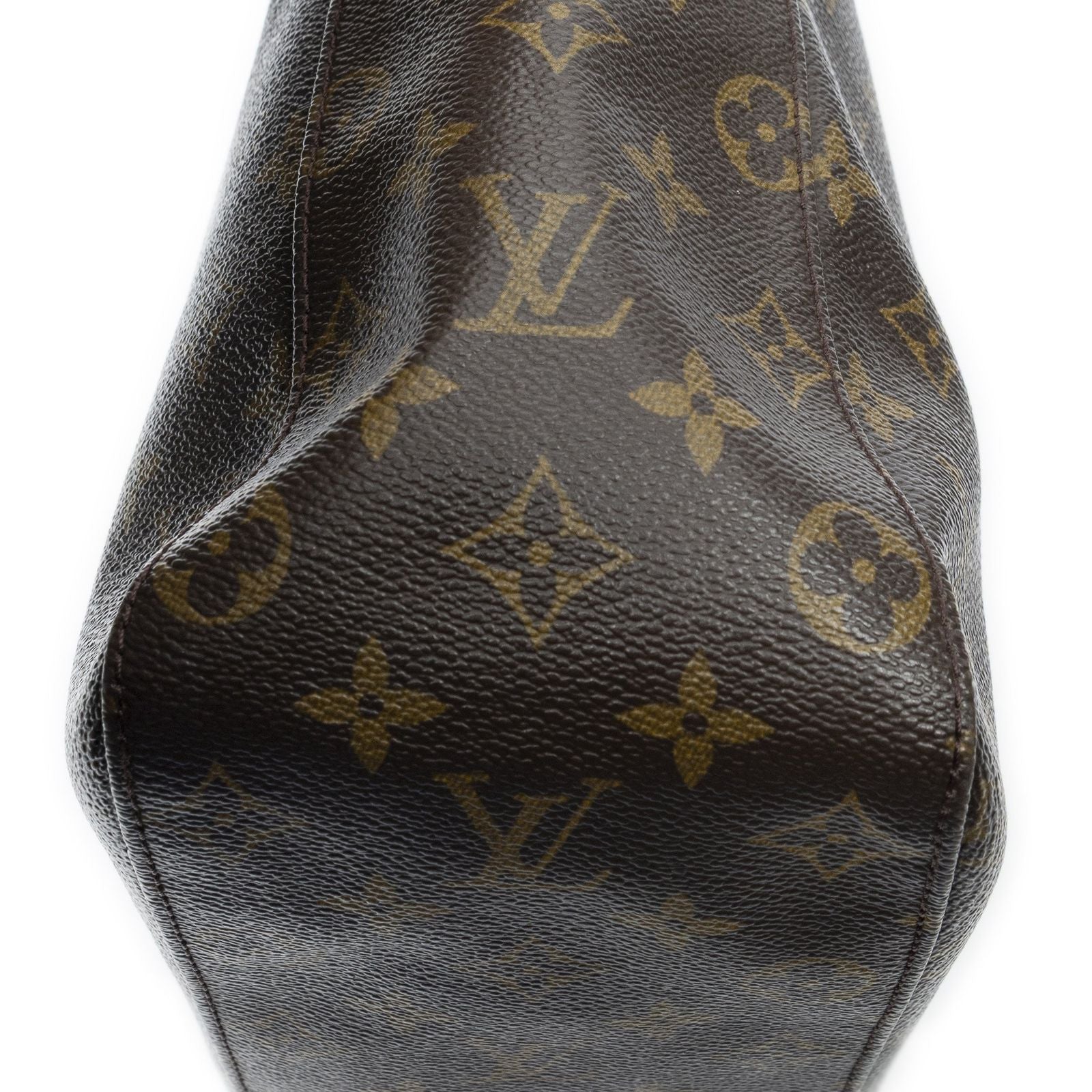 Louis Vuitton Looping Brown Monogram Canvas Shoulder — view 8