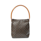 Louis Vuitton Looping Brown Monogram Canvas Shoulder — view 5