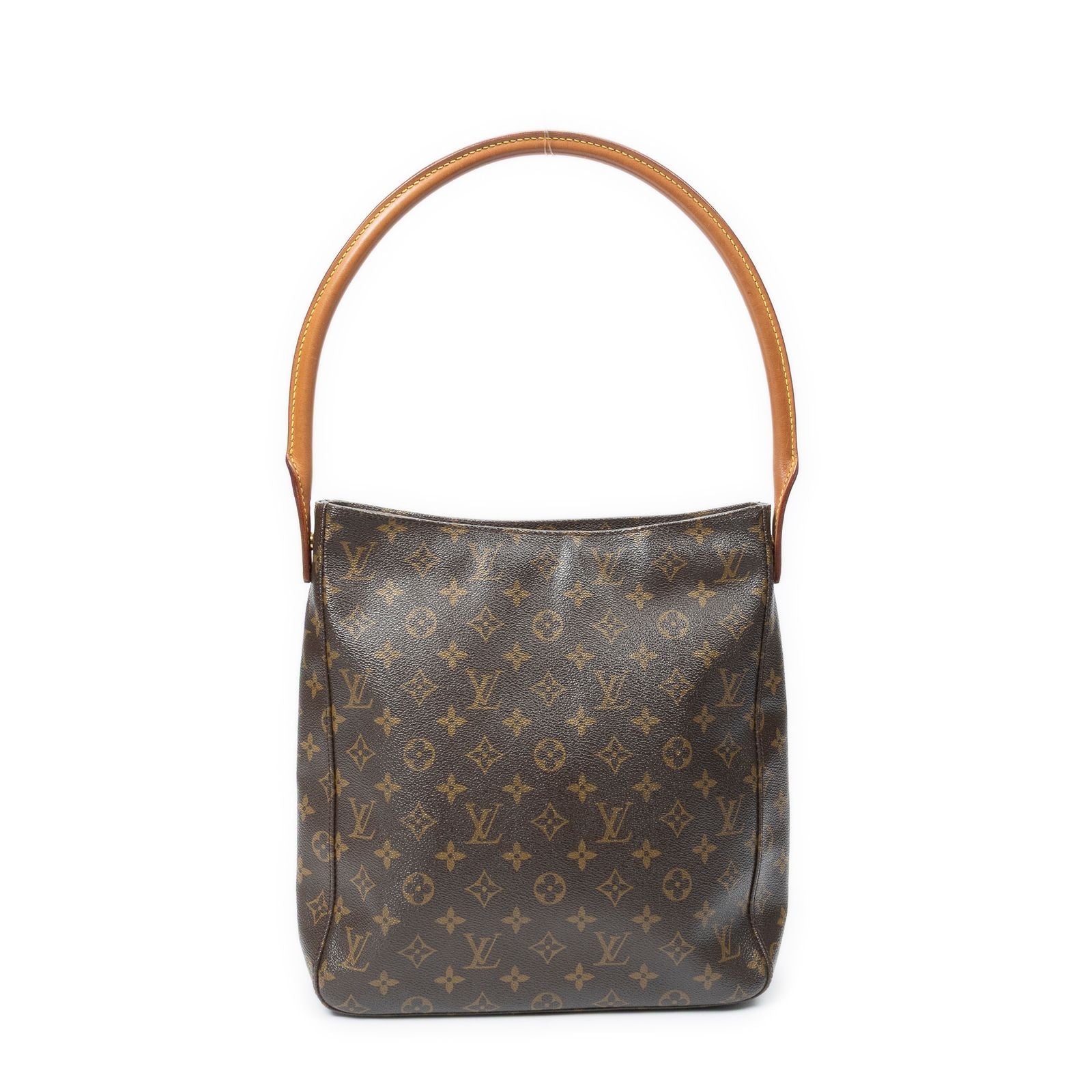 Louis Vuitton Looping Brown Monogram Canvas Shoulder — view 5
