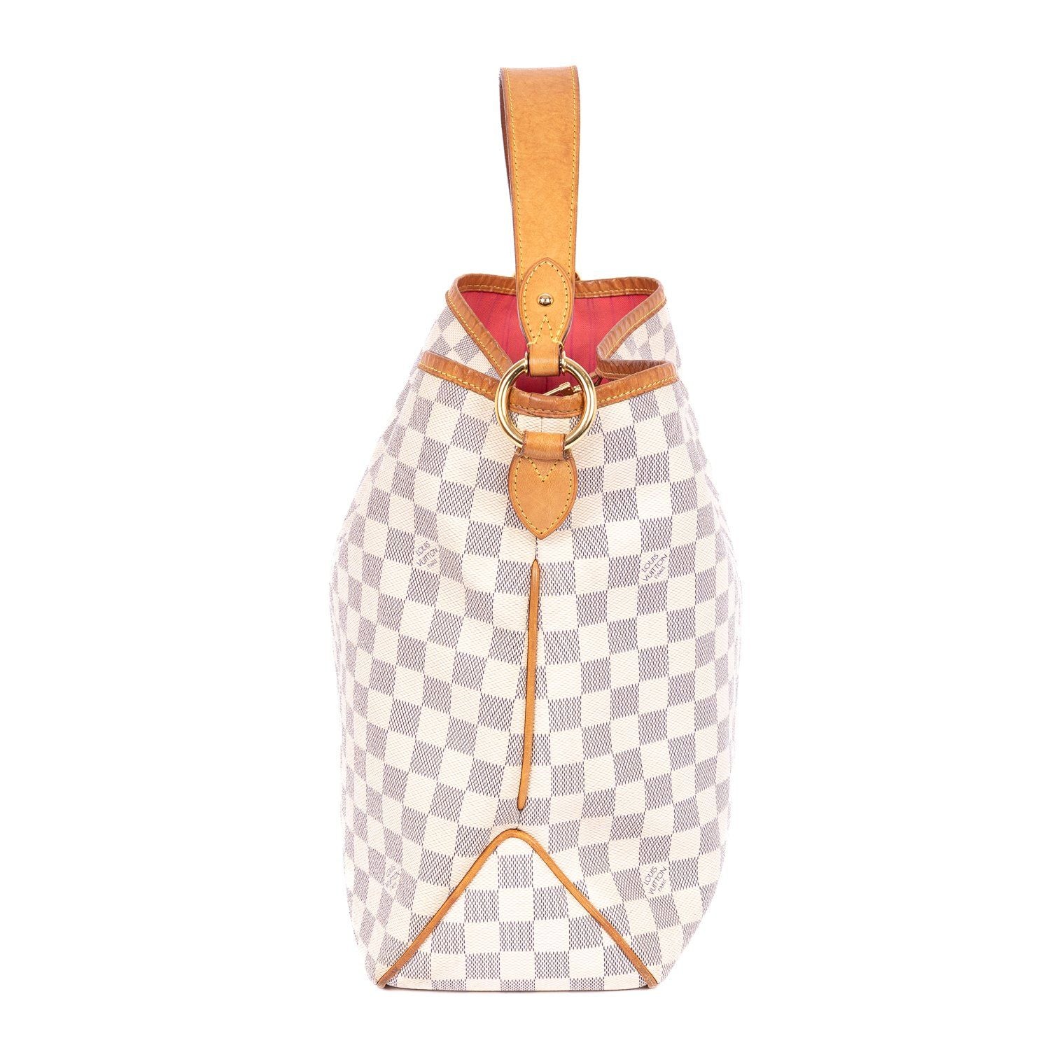 Louis Vuitton Delightful Ivory Damier Azur Handbag — view 3