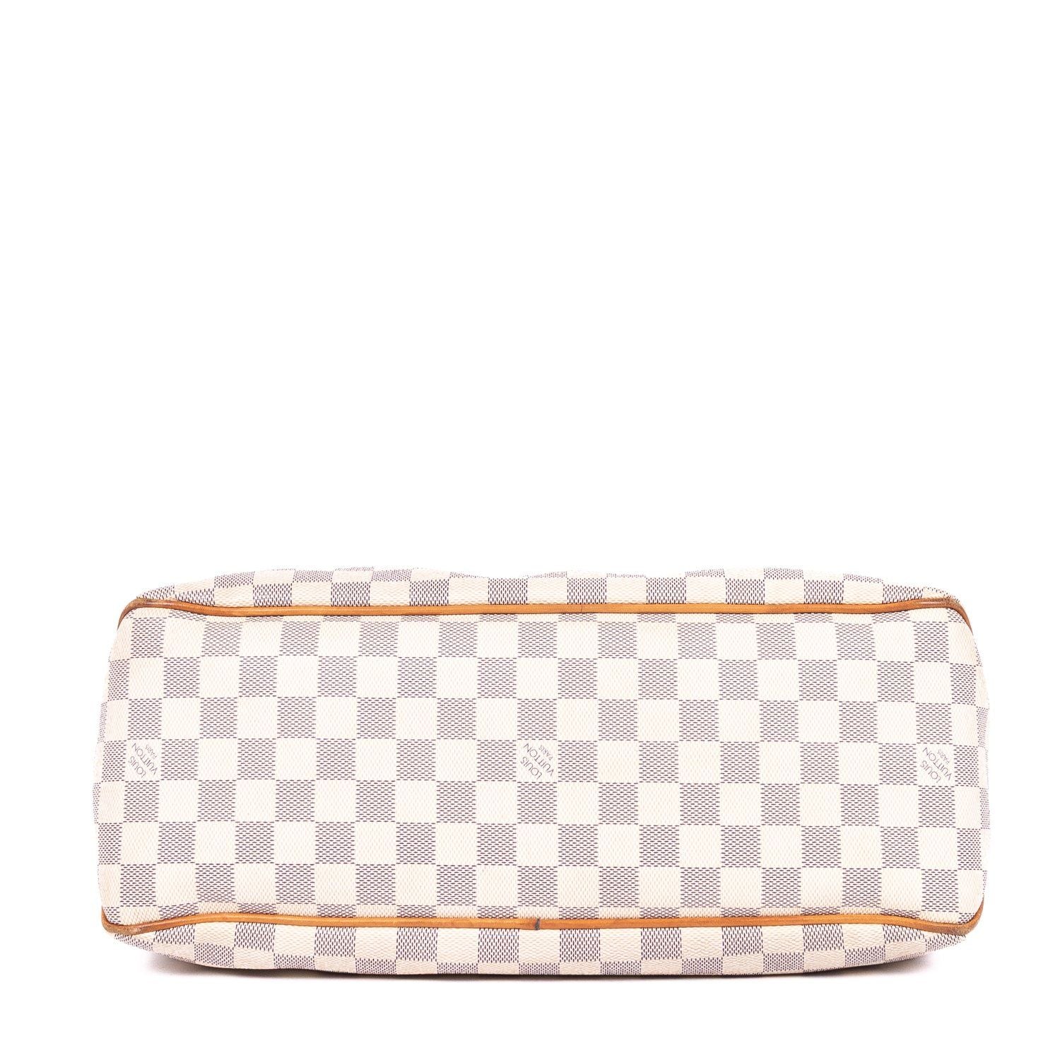 Louis Vuitton Delightful Ivory Damier Azur Handbag — view 6