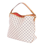 Louis Vuitton Delightful Ivory Damier Azur Handbag — view 2