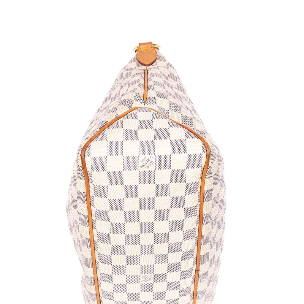Louis Vuitton Delightful Ivory Damier Azur Handbag — view 7