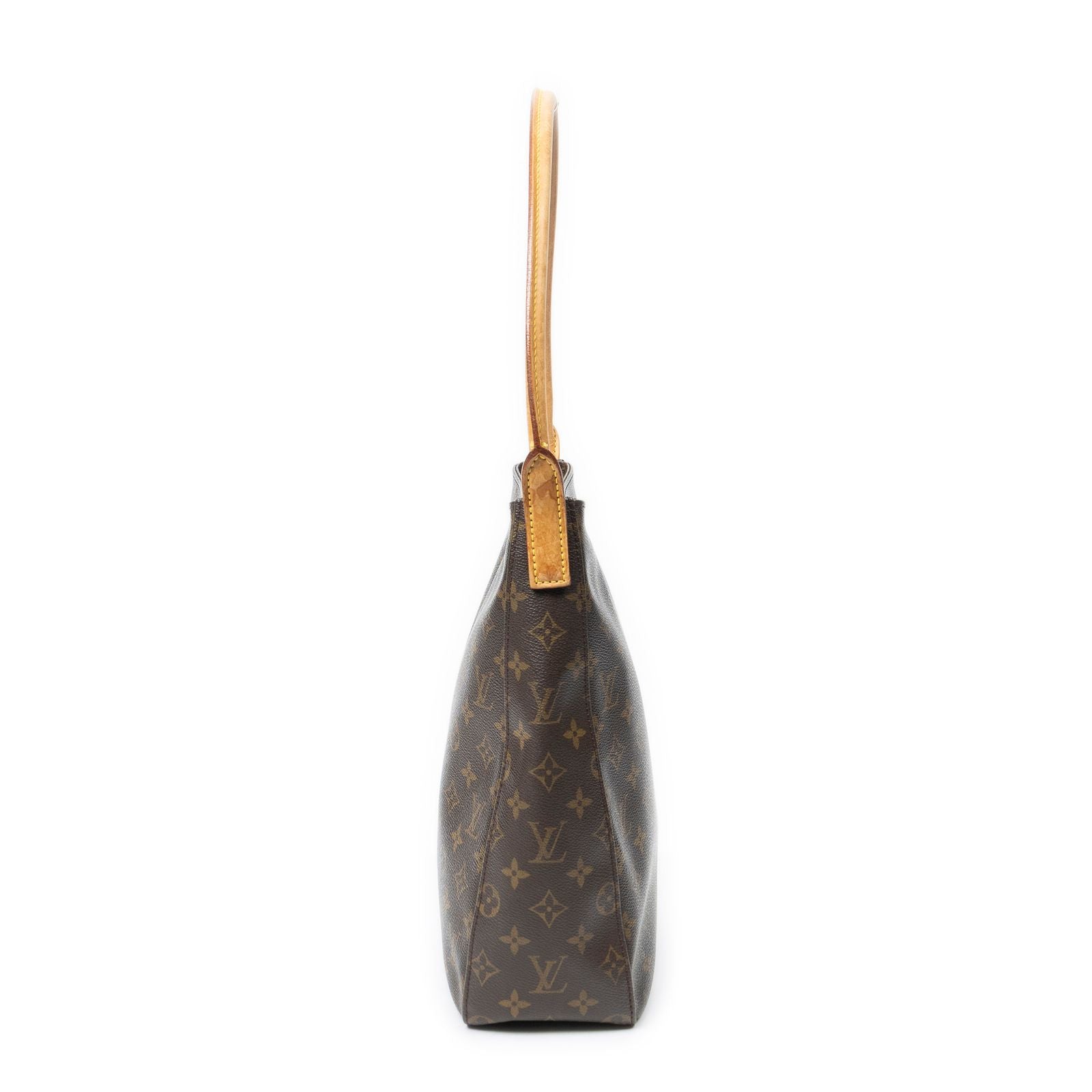 Louis Vuitton Looping Brown Monogram Canvas Shoulder — view 3