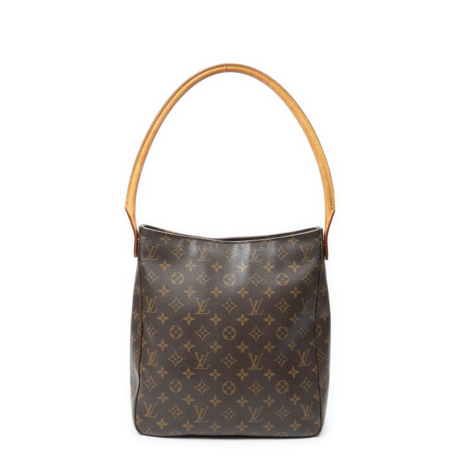 Louis Vuitton Looping Brown Monogram Canvas Shoulder