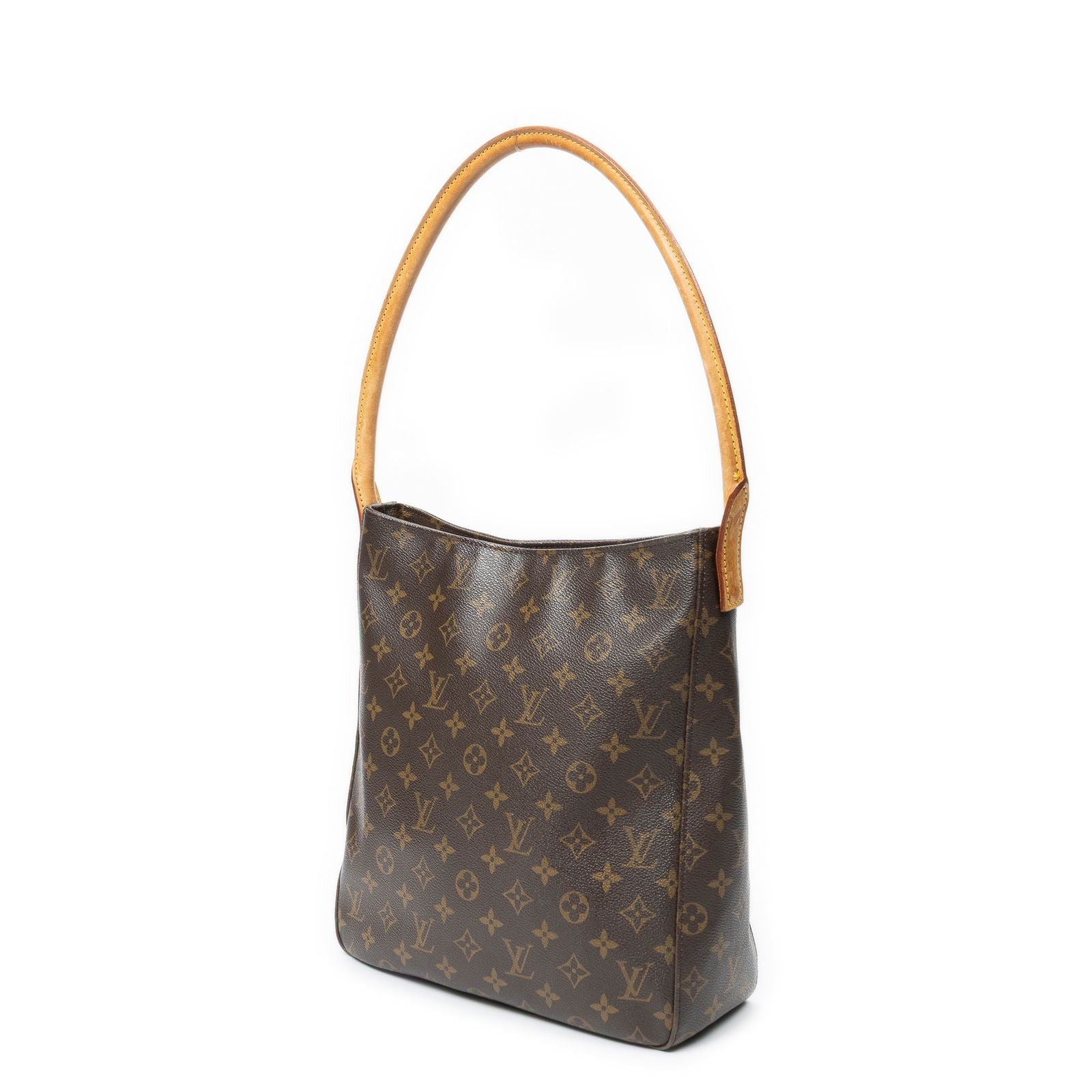 Louis Vuitton Looping Brown Monogram Canvas Shoulder — view 2