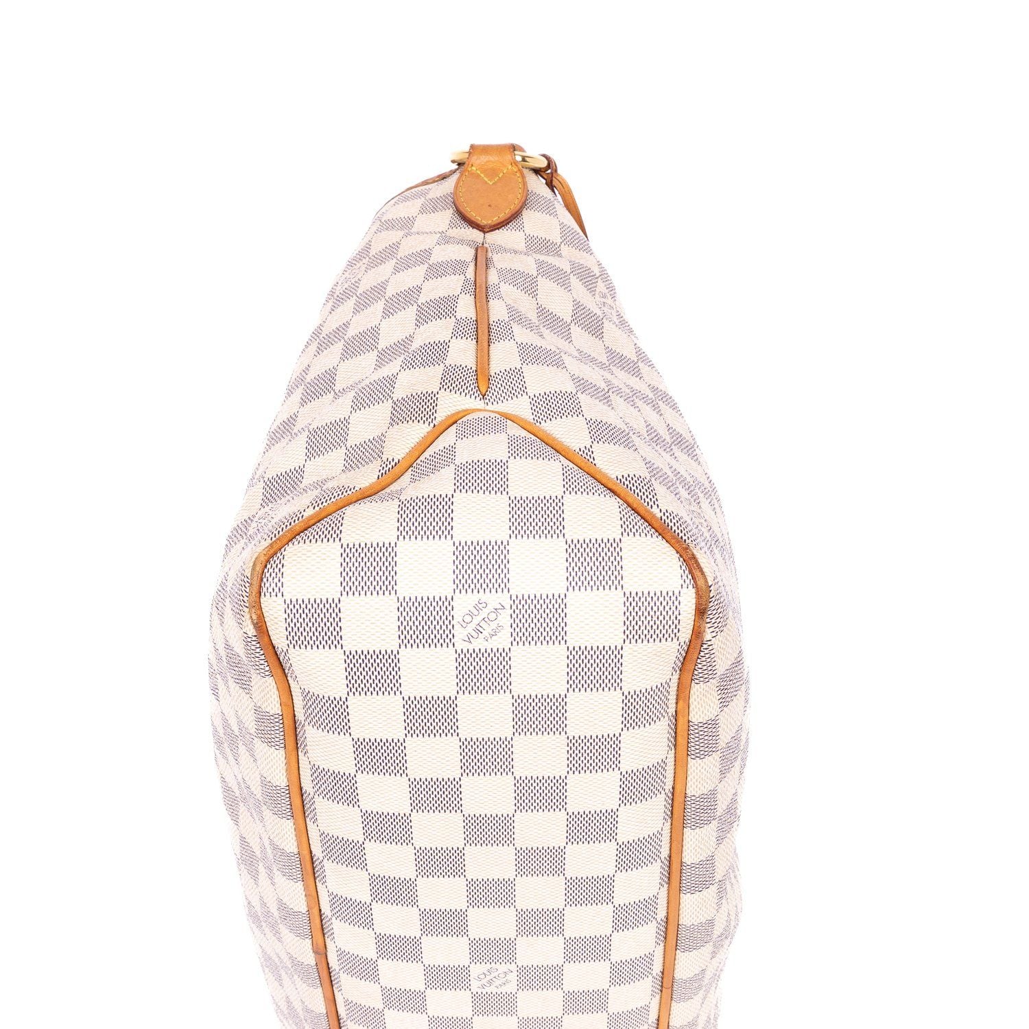 Louis Vuitton Delightful Ivory Damier Azur Handbag — view 8