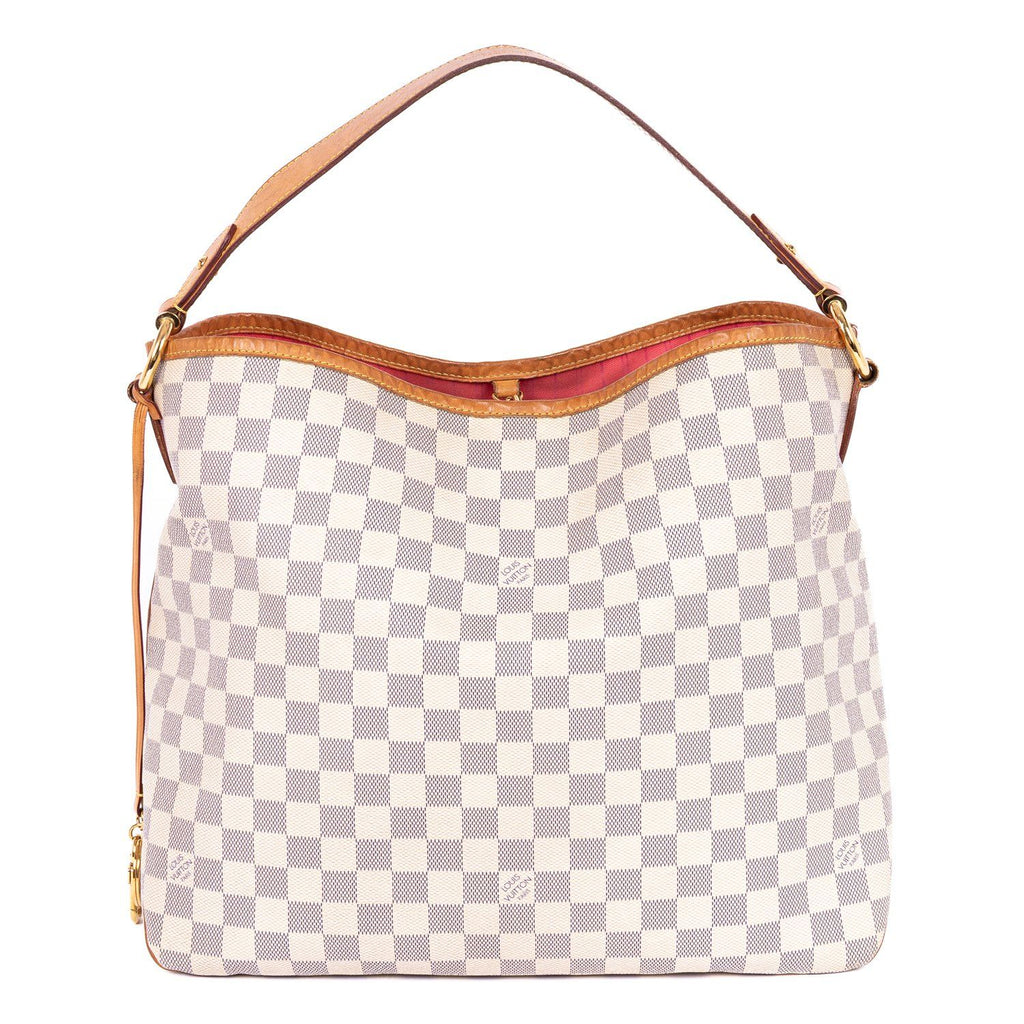 Louis Vuitton Delightful Ivory Damier Azur Handbag