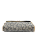 Saint Laurent Vintage Toiletries Pouch Brown Giraffe Print Coated Canvasab — view 3