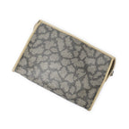 Saint Laurent Vintage Toiletries Pouch Brown Giraffe Print Coated Canvasab — view 2