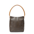 Louis Vuitton Looping Brown Monogram Canvas Shoulder