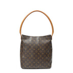 Louis Vuitton Looping Brown Monogram Canvas Shoulder
