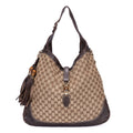 Gucci Jackie Hobo Dark Brown Monogram Canvas