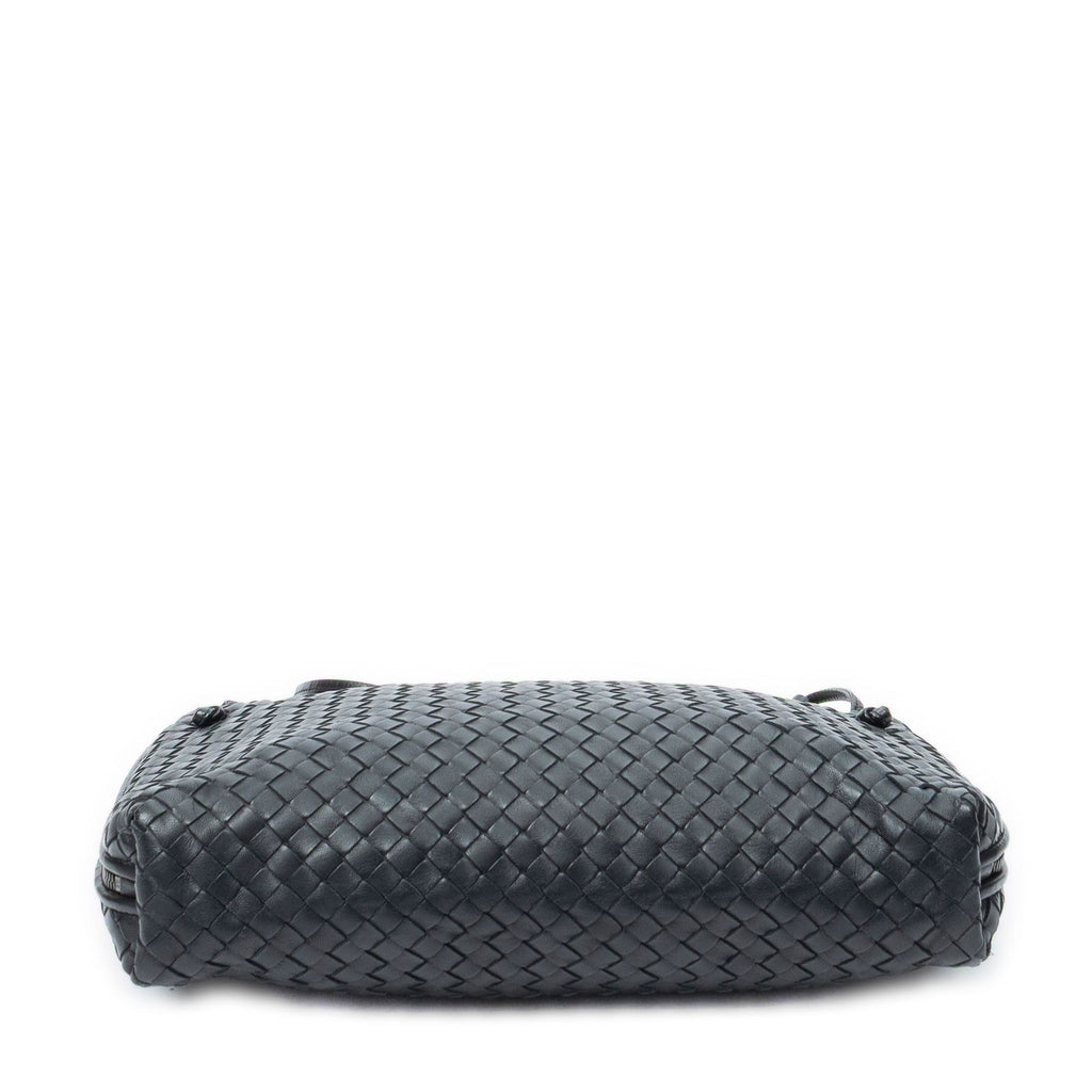 Bottega Veneta Nodini Crossbody Black Intrecciato Leather — view 6