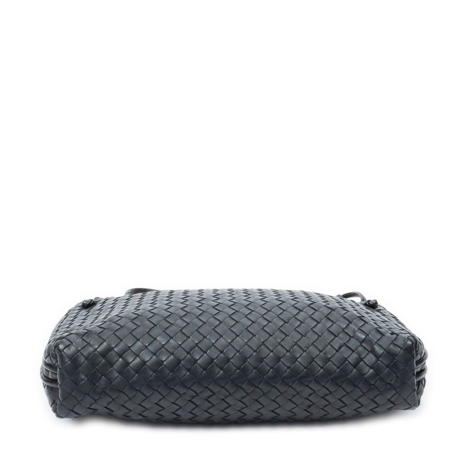 Bottega Veneta Nodini Crossbody Black Intrecciato Leather — view 6