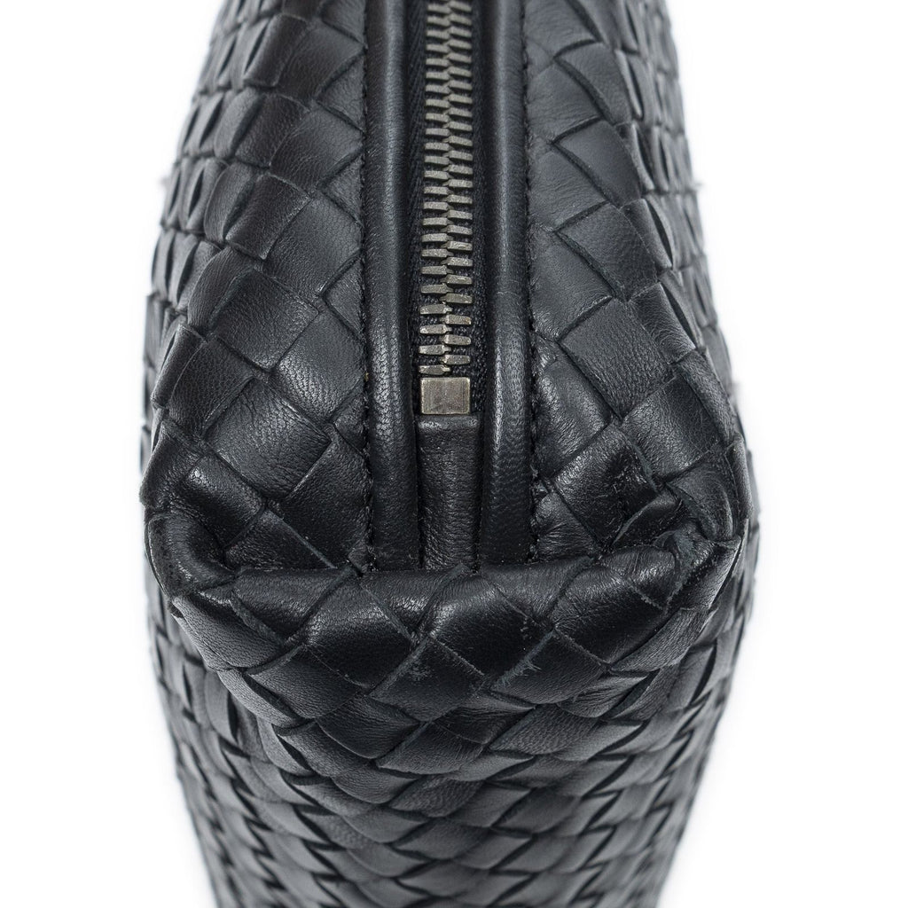 Bottega Veneta Nodini Crossbody Black Intrecciato Leather — view 8