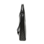 Celine Small Vertical Cover Tote Black Brown Triomphe Canvas — view 4