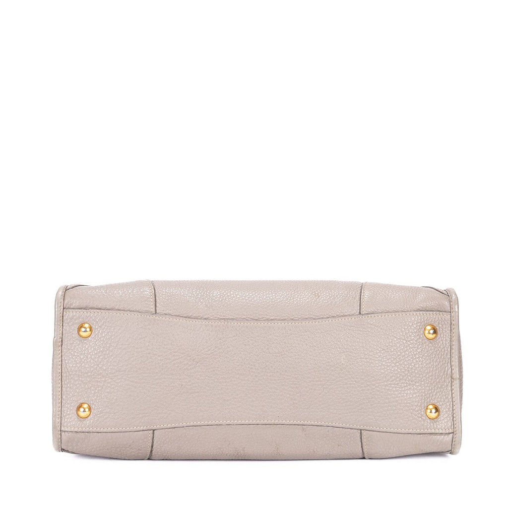 Prada Motor Tote Gray Vitello Phenixa — view 6