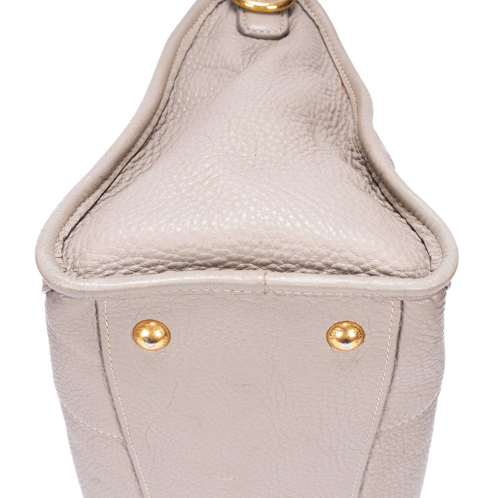 Prada Motor Tote Gray Vitello Phenixa — view 7