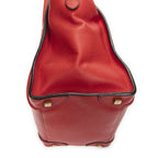 Celine Mini Luggage Red Grain Calf Skin Leather — view 8