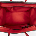 Celine Mini Luggage Red Grain Calf Skin Leather — view 9