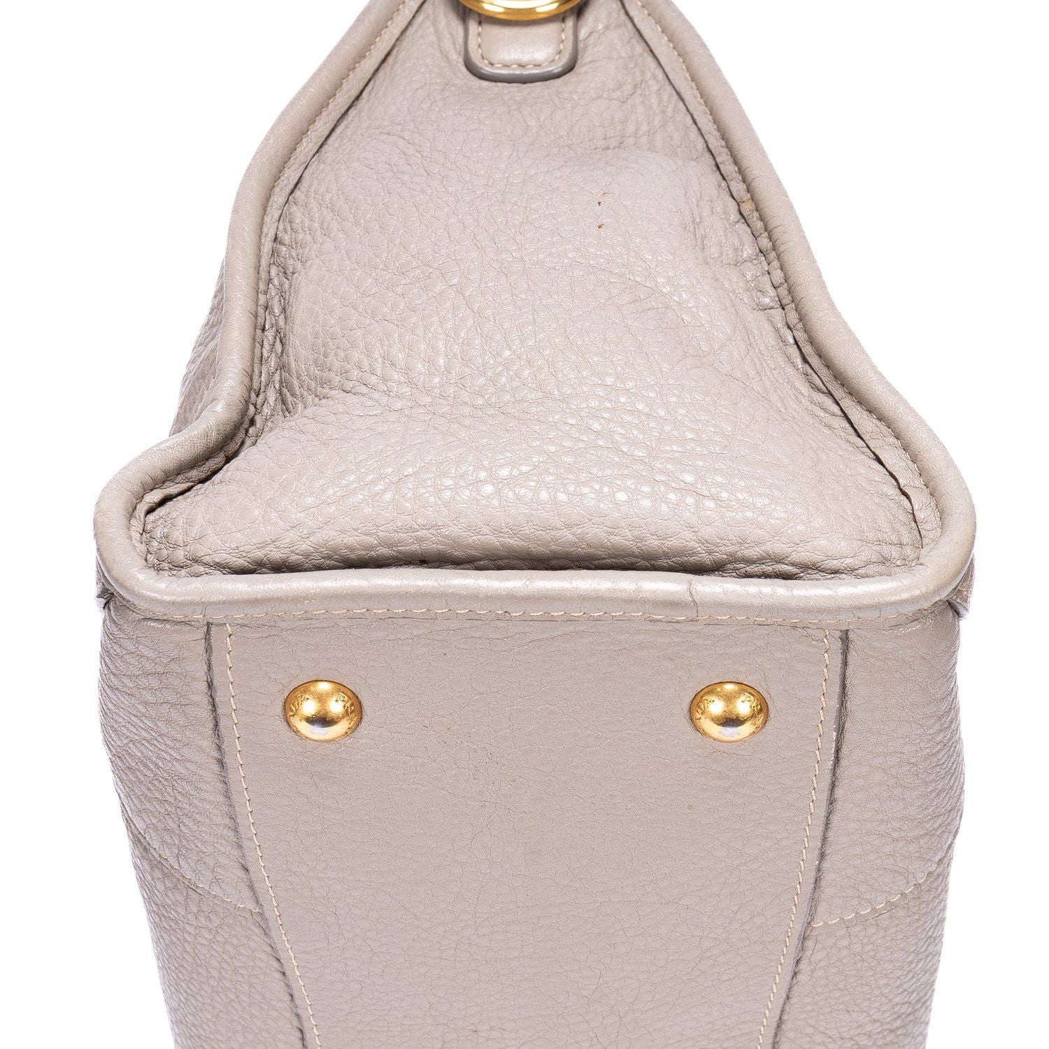 Prada Motor Tote Gray Vitello Phenixa — view 8