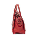 Celine Mini Luggage Red Grain Calf Skin Leather — view 3