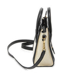 Celine Nano Tricolor Luggage White Black Beige Calfskin Leather — view 4