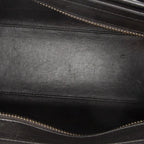 Celine Nano Tricolor Luggage Blue Dark Brown Calfskin Leather — view 9
