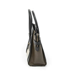Celine Micro Luggage Black White Calfskin Leather — view 3