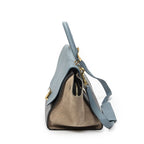 Celine Small Medium Swing Blue Black Top Spike Calfskin Leather — view 3