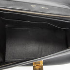 Celine Small Medium Swing Blue Black Top Spike Calfskin Leather — view 9