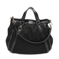 Gucci Convertible Tote Black GG Canvas