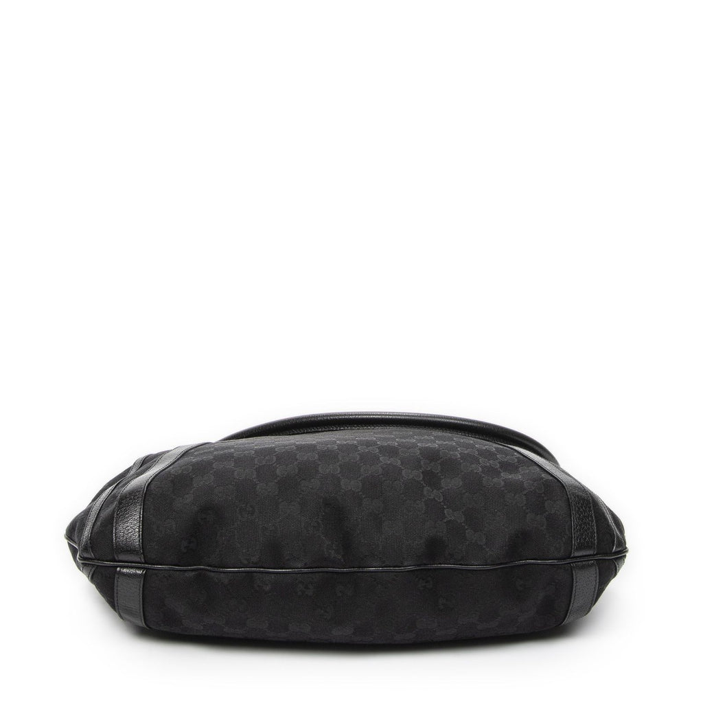 Gucci Convertible Tote Black GG Canvas — view 6