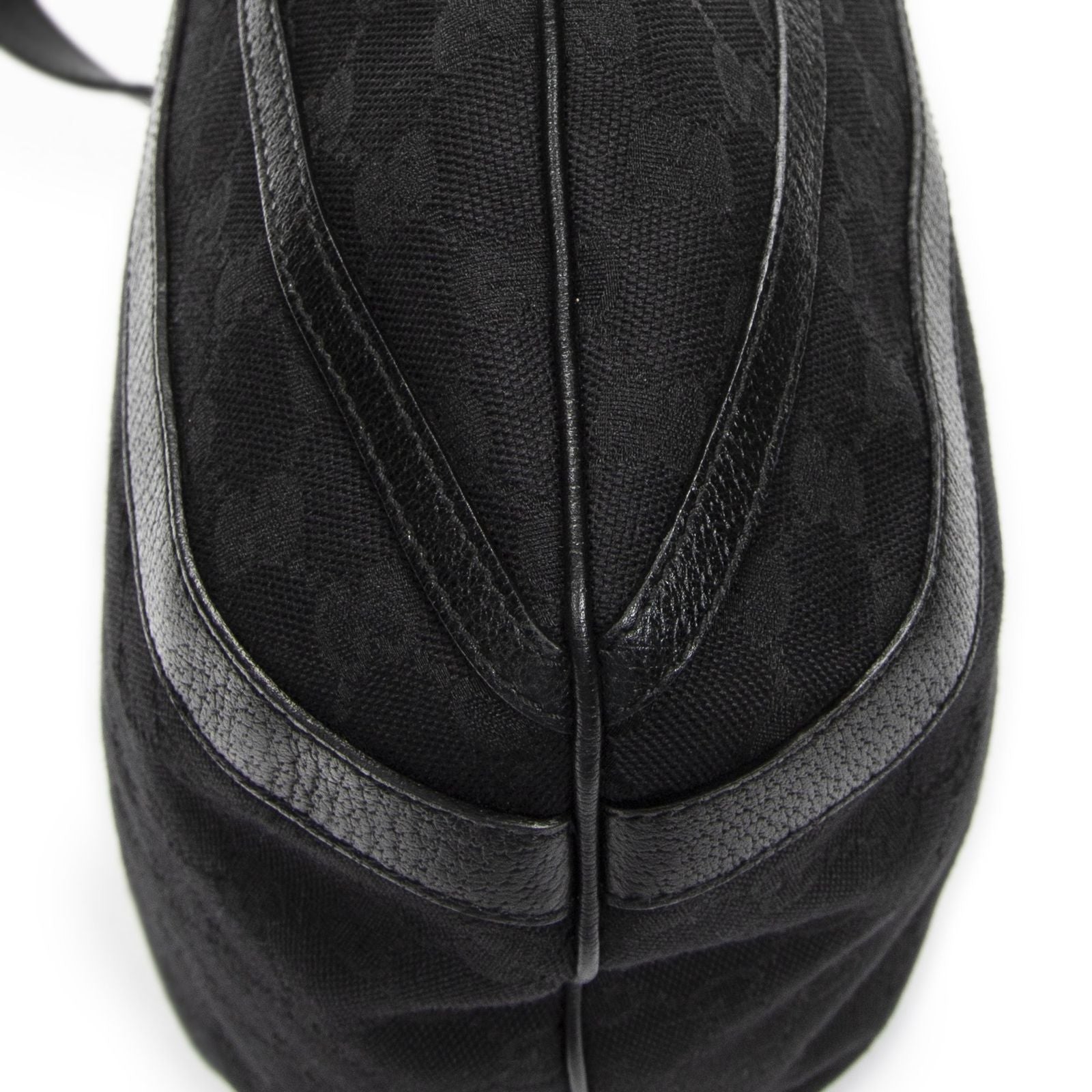Gucci Convertible Tote Black GG Canvas — view 7