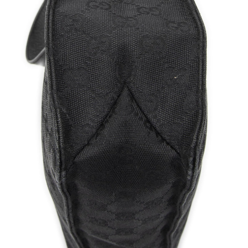 Gucci Eclipse Crossbody Shoulder Bag Black GG Canvas — view 8