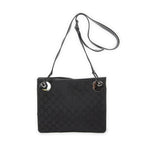 Gucci Eclipse Crossbody Shoulder Bag Black GG Canvas — view 5