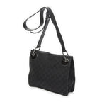 Gucci Eclipse Crossbody Shoulder Bag Black GG Canvas — view 2