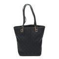 Gucci Small Bucket Tote Black GG Canvas