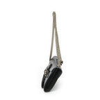 Gucci Small Emily Chain Bag Black Micro Guccissima Leather — view 3