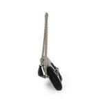 Gucci Small Emily Chain Bag Black Micro Guccissima Leather — view 4