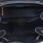 Gucci Rajibanbu Backpack Navy Suede Leather — view 9