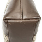 Gucci Vintage GG Shoulder Bag Beige Brown Canvas — view 7