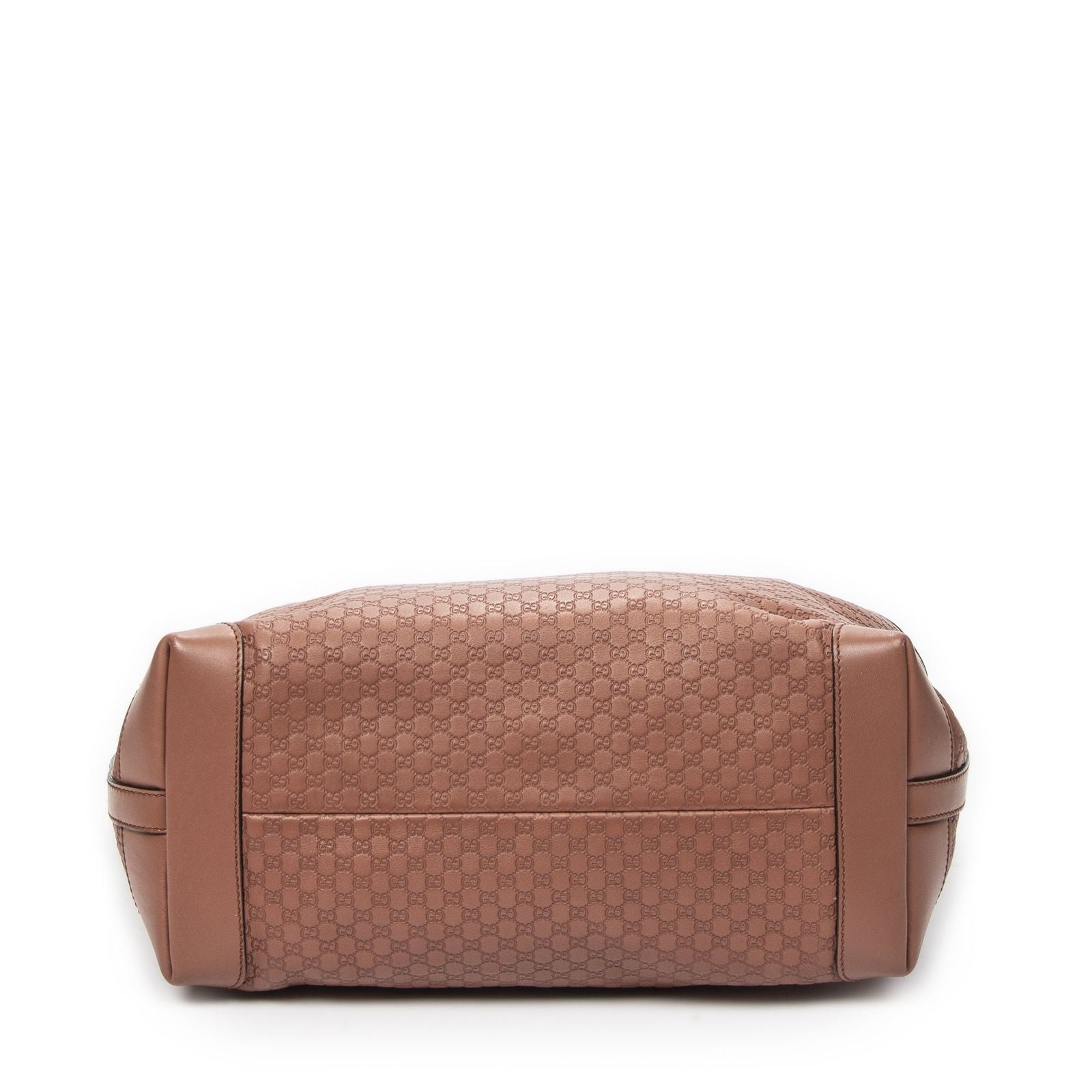 Gucci Craft Tote Light Brown Micro Guccissima Leather — view 6