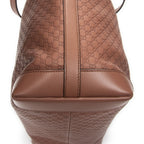 Gucci Craft Tote Light Brown Micro Guccissima Leather — view 8